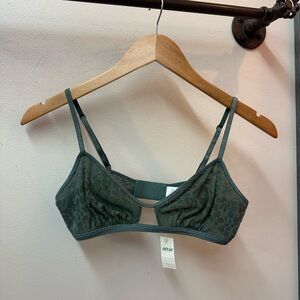 NWT Aerie Teal Lace Bralette